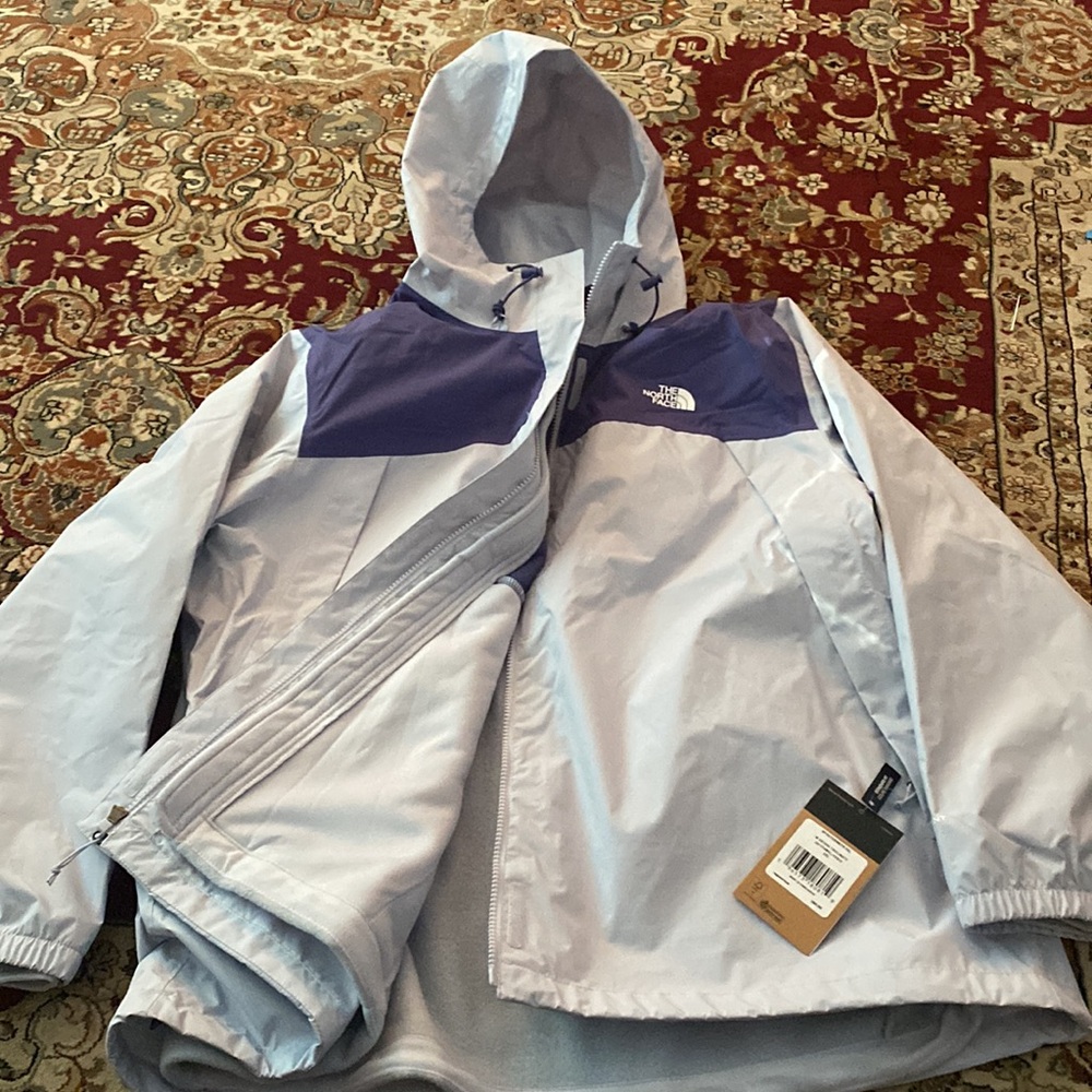 The North Face W AntoraTriclimate Jacket 3 in 1 Dusty Periwinkle Cave/Blue 3XL - Picture 3 of 15